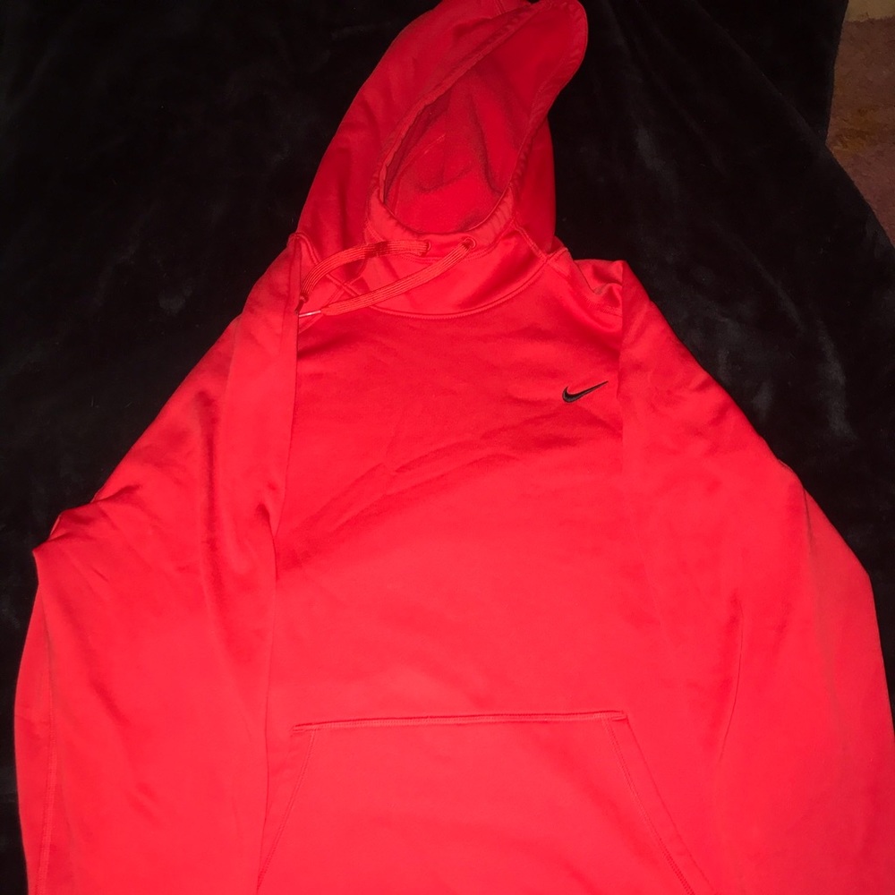 Large Red Nike Hoodie